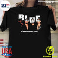 Blue 25th Anniversary Tour Music Lover Vintage Shirt Unisex T-shirt, Sweatshirt, Hoodie, Long Sleeve Tee - T-Shirt, Sweatshirt, Hoodie