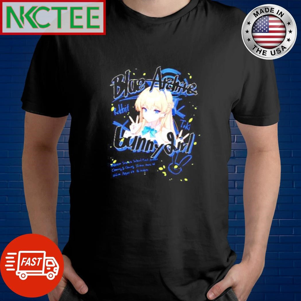 Blue Archive bunny Livl anime shirt Unisex T-shirt, Sweatshirt, Hoodie, Long Sleeve Tee - T-Shirt, Sweatshirt, Hoodie