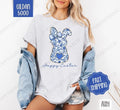 Blue Chinoiserie Bunny Shirt Gildan Cute EasterTee Bunny Plus Sizes Her T-Shirts, Hoodie, Sweatshirt - T-Shirt, Sweatshirt, Hoodie