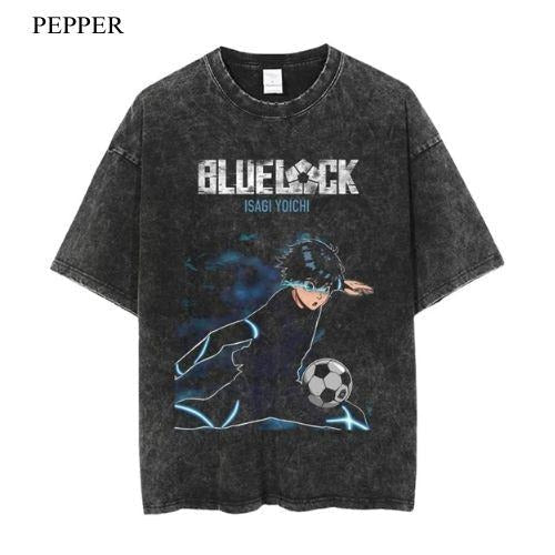 Blue Lock Isagi Playmaker Vintage Hip Hop Him Menswear Top T-Shirts, Hoodie, Sweatshirt - T-Shirt, Sweatshirt, Hoodie