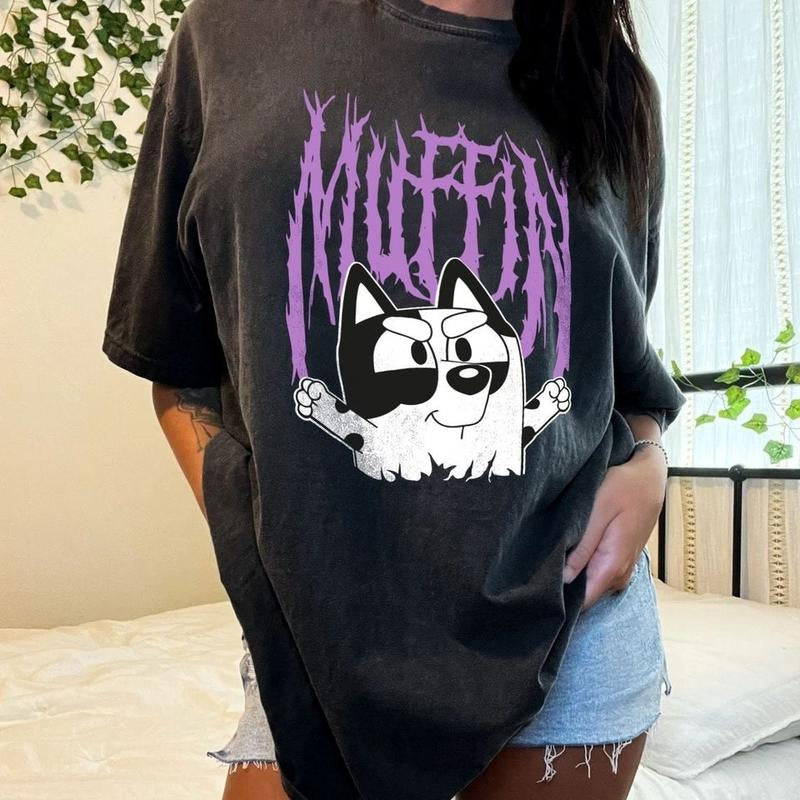 Blue Muffin Shirt Muffin Bingo Shirt Dog Cartoon T-Shirts, Hoodie, Sweatshirt - T-Shirt, Sweatshirt, Hoodie