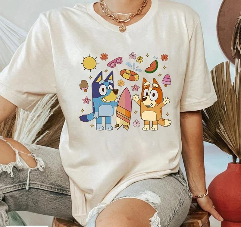 Bluey Bingo Summer Bluey Bluey Family Funny Bluey Comfort Top T-Shirts, Hoodie, Sweatshirt - T-Shirt, Sweatshirt, Hoodie
