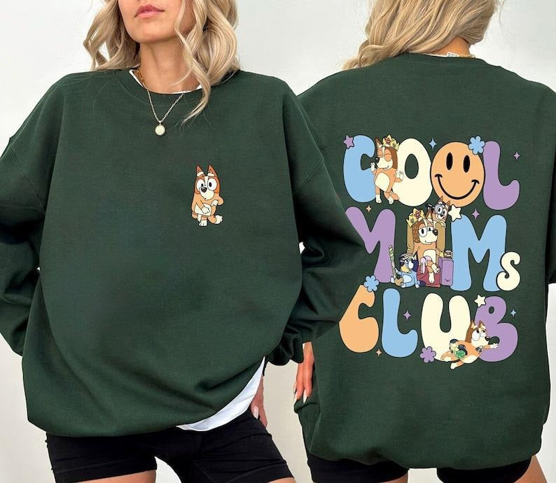 Bluey Cool Mum Club Shirt Bluey Chilli Heeler Shirt My Bluey Mom Era Shirt Bluey Mom Shirt Bluey Mum My Mom Era T-Shirts, Hoodie, Sweatshirt - T-Shirt, Sweatshirt, Hoodie