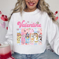 Bluey Dog Friends Bluey Happy Valentine Bluey Bingo Valentine Couple Shirt Bluey Mum Dad Shirt Bluey Family Shirtstyle{N002}2 T-Shirts, Hoodie, Sweatshirt - T-Shirt, Sweatshirt, Hoodie