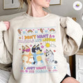 Bluey I Just Want Ice Cream Xmas Bluey Xmas Holliday Ugly Shirt Bluey Heeler Dancing Ice Cream MerryXmas Season T-Shirts, Hoodie, Sweatshirt - T-Shirt, Sweatshirt, Hoodie