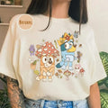 Bluey Mushroom Shirt Bluey Shirt Bluey Bingo Shirt Bluey Family Shirt Bluey Friends Shirt Bluey Mom Shirt T-Shirts, Hoodie, Sweatshirt - T-Shirt, Sweatshirt, Hoodie