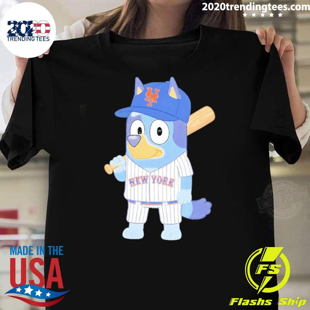 Bluey New York Mets Shirt Unisex T-shirt, Sweatshirt, Hoodie, Long Sleeve Tee - T-Shirt, Sweatshirt, Hoodie