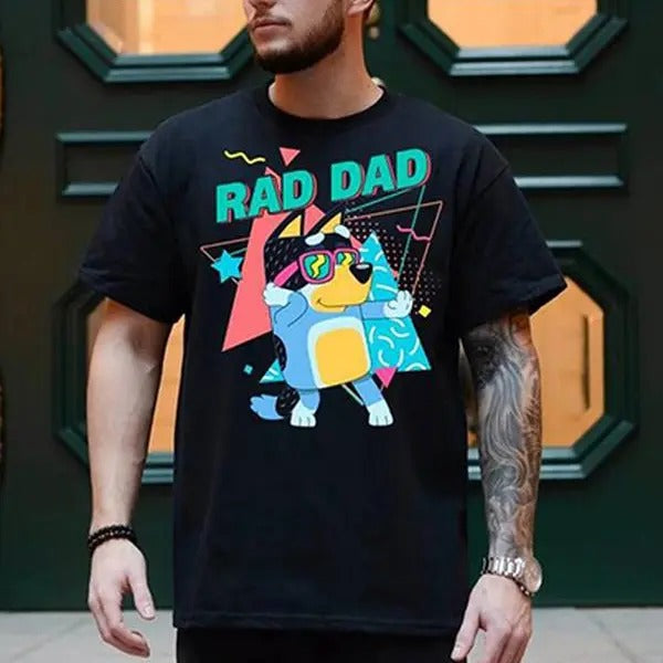 Bluey Rad Dad Shirt T-Shirts, Hoodie, Sweatshirt - T-Shirt, Sweatshirt, Hoodie