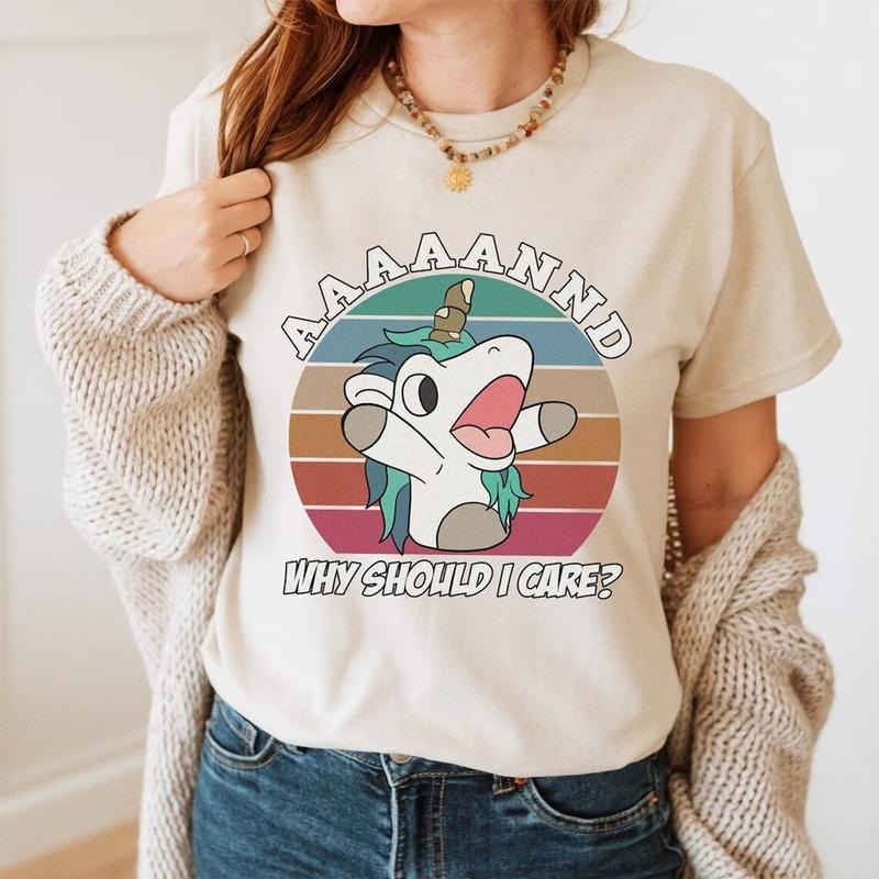 Bluey Unicorn Why Should I Care Shirt Bluey Unicorn Lovers Shirt Family Matching Bluey Characters Shirt T-Shirts, Hoodie, Sweatshirt - T-Shirt, Sweatshirt, Hoodie