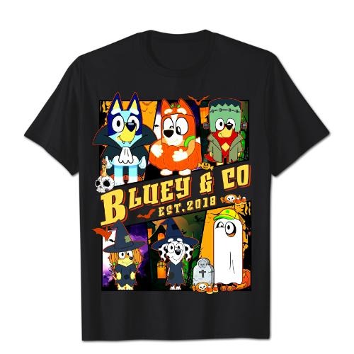 Bluey Co Halloween Halloween Halloween Fan Her Him Fabric Fit Top Womenswear Classic Underwear T-Shirts, Hoodie, Sweatshirt - T-Shirt, Sweatshirt, Hoodie