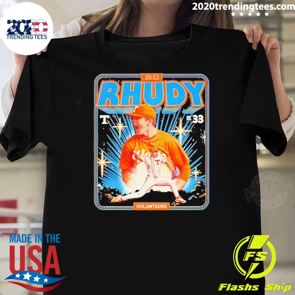 Bo Rhudy Tennessee Baseball Ncaa Collage Shirt Unisex T-shirt, Sweatshirt, Hoodie, Long Sleeve Tee - T-Shirt, Sweatshirt, Hoodie