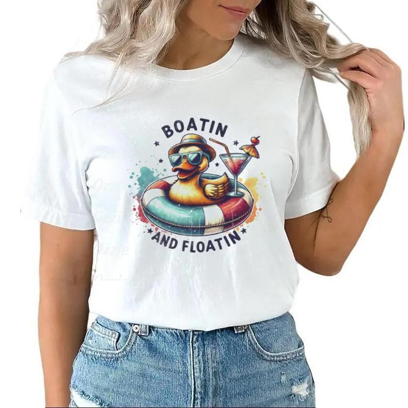 Boatin Floatin Summer Duck Funny Lake Life T-Shirts, Hoodie, Sweatshirt - T-Shirt, Sweatshirt, Hoodie