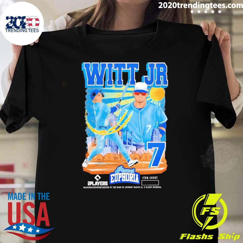 Bobby Witt Jr. V2 Kansas City Royals MLB Players Planet Euphoria Artwork 2026 Shirt Unisex T-shirt, Sweatshirt, Hoodie, Long Sleeve Tee - T-Shirt, Sweatshirt, Hoodie