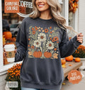 Boho Fall Floral Comfort Colors Autumn T-Shirts, Hoodie, Sweatshirt - T-Shirt, Sweatshirt, Hoodie