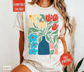 Boho Floral 3 Shirt Comfort Colors Wildflower Boho Shirt Floral Abstract T-Shirts, Hoodie, Sweatshirt - T-Shirt, Sweatshirt, Hoodie
