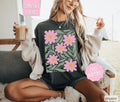 Boho Floral 9 Shirt Comfort Colors Wildflower Boho Shirt Floral Abstract T-Shirts, Hoodie, Sweatshirt - T-Shirt, Sweatshirt, Hoodie