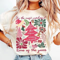 Boho Floral Shirt Pink Hand Drawn Boho Shirt Coquette Girly Tree T-Shirts, Hoodie, Sweatshirt - T-Shirt, Sweatshirt, Hoodie
