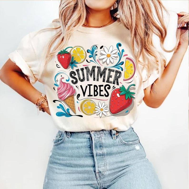 Boho Summer Retro Floral Beach Hello Trip Strawberry T-Shirts, Hoodie, Sweatshirt - T-Shirt, Sweatshirt, Hoodie