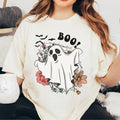 Boo Ghost Shirt Comfort Colors Shirt Ghost Halloween Shirt Casual Shirt Halloween Halloween Casual Cotton Halloween T-Shirts, Hoodie, Sweatshirt - T-Shirt, Sweatshirt, Hoodie