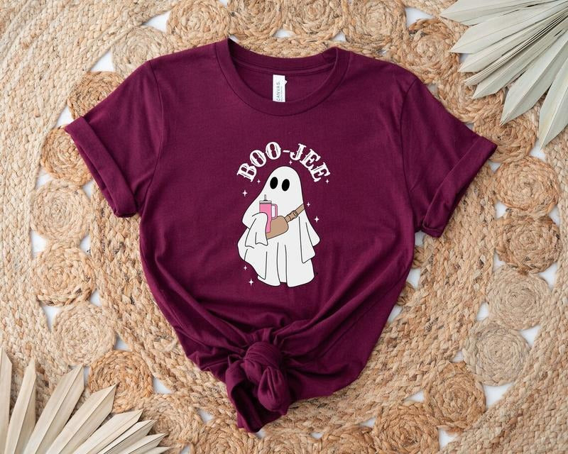 Boo Jee Cowboy Ghost Halloween Shirt Ghost Cute Spooky Shirt Cowboy Ghost Shirt Halloween T-Shirts, Hoodie, Sweatshirt - T-Shirt, Sweatshirt, Hoodie