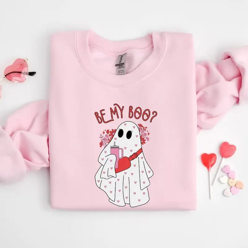 Boo Jee Be My Boo Ghost XOXO Heart Love Ghost Funny Ghostface Funny Valentines Hodie T-Shirts, Hoodie, Sweatshirt - T-Shirt, Sweatshirt, Hoodie