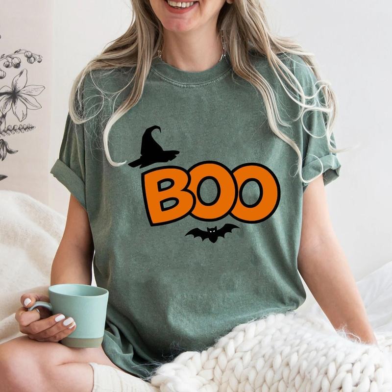 Boo Shirt Halloween Boo Shirt Cute Boo Shirt Boo Pumpkin Shirt Halloween Boo Pumpkin Shirt Happy Halloween Halloween TK43GN T-Shirts, Hoodie, Sweatshirt - T-Shirt, Sweatshirt, Hoodie