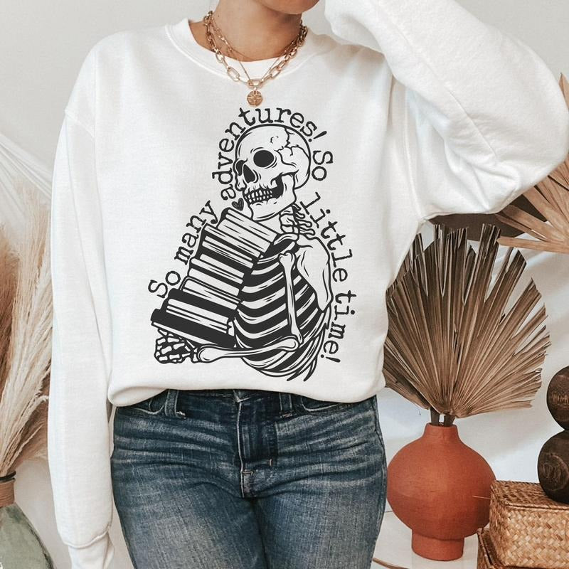 Book Lover Book Shirt Book Book Lover Librarian Shirt Reader Reading Shirt Reading Skeleton Bookish T-Shirts, Hoodie, Sweatshirt - T-Shirt, Sweatshirt, Hoodie