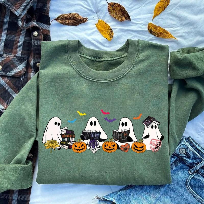 Bookish Ghosts Legacy Gods Heathens Book Ghost Book Dark Romance BookTok Halloween Book T-Shirts, Hoodie, Sweatshirt - T-Shirt, Sweatshirt, Hoodie