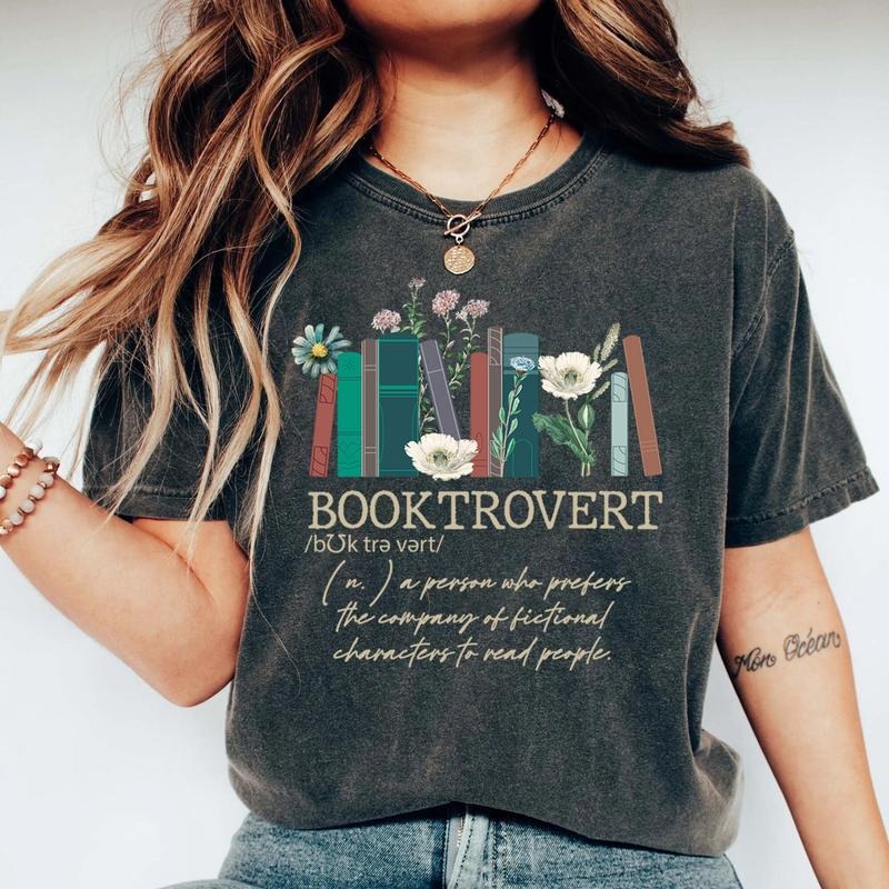 Booktrovert Shirt Book Shirt Book Lovers Book Lovers Book Lovers Book Shirts Bookish T-Shirts, Hoodie, Sweatshirt - T-Shirt, Sweatshirt, Hoodie