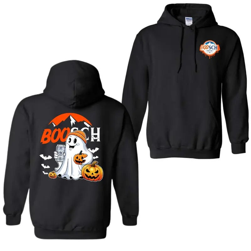 Boosch Light Ghost Cute Halloween 2 Sided Busch Light Halloween Halloween Cute Ghost Shirt T-Shirts, Hoodie, Sweatshirt - T-Shirt, Sweatshirt, Hoodie