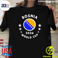 Bosnia 2026 World Cup Bosnia Flag Football Soccer shirt Unisex T-shirt, Sweatshirt, Hoodie, Long Sleeve Tee - T-Shirt, Sweatshirt, Hoodie