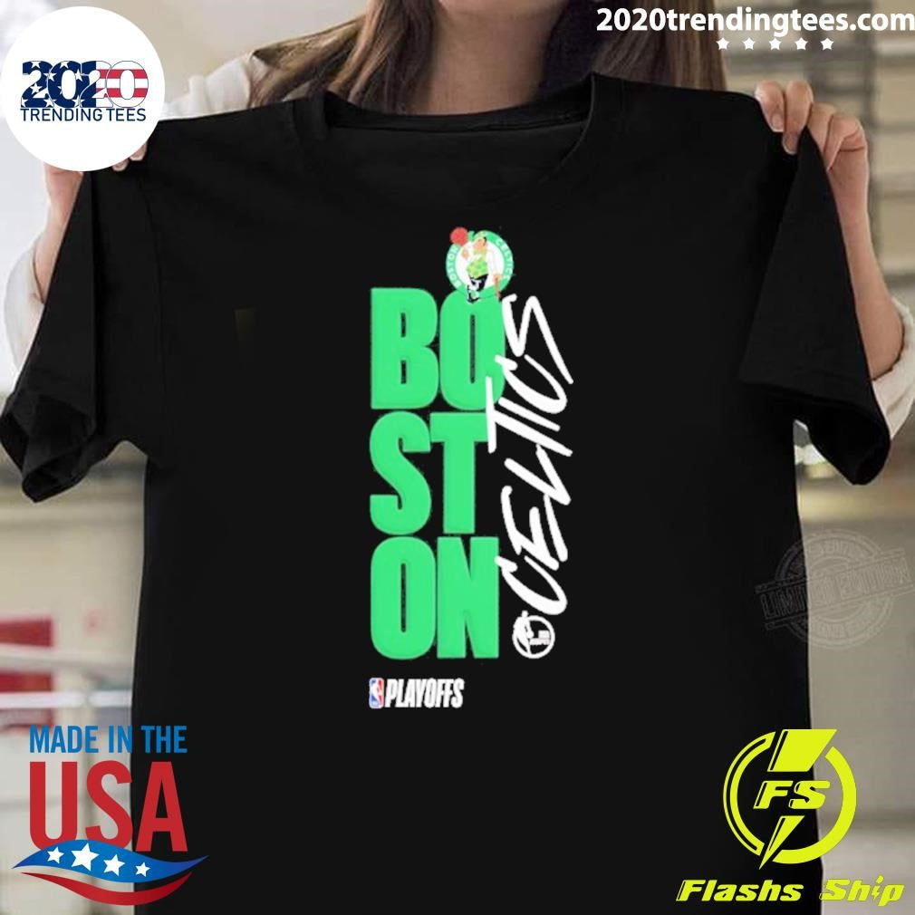 Boston Celtics 2026 Nba Playoff Black Shirt Unisex T-shirt, Sweatshirt, Hoodie, Long Sleeve Tee - T-Shirt, Sweatshirt, Hoodie