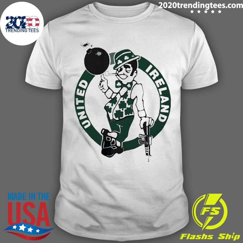 Boston Celtics Bomb United Ireland Shirt Unisex T-shirt, Sweatshirt, Hoodie, Long Sleeve Tee - T-Shirt, Sweatshirt, Hoodie