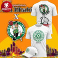 Boston Celtics x Experience Abu Dhabi 2025 Two Sided Shirt Unisex T-shirt, Sweatshirt, Hoodie, Long Sleeve Tee - T-Shirt, Sweatshirt, Hoodie