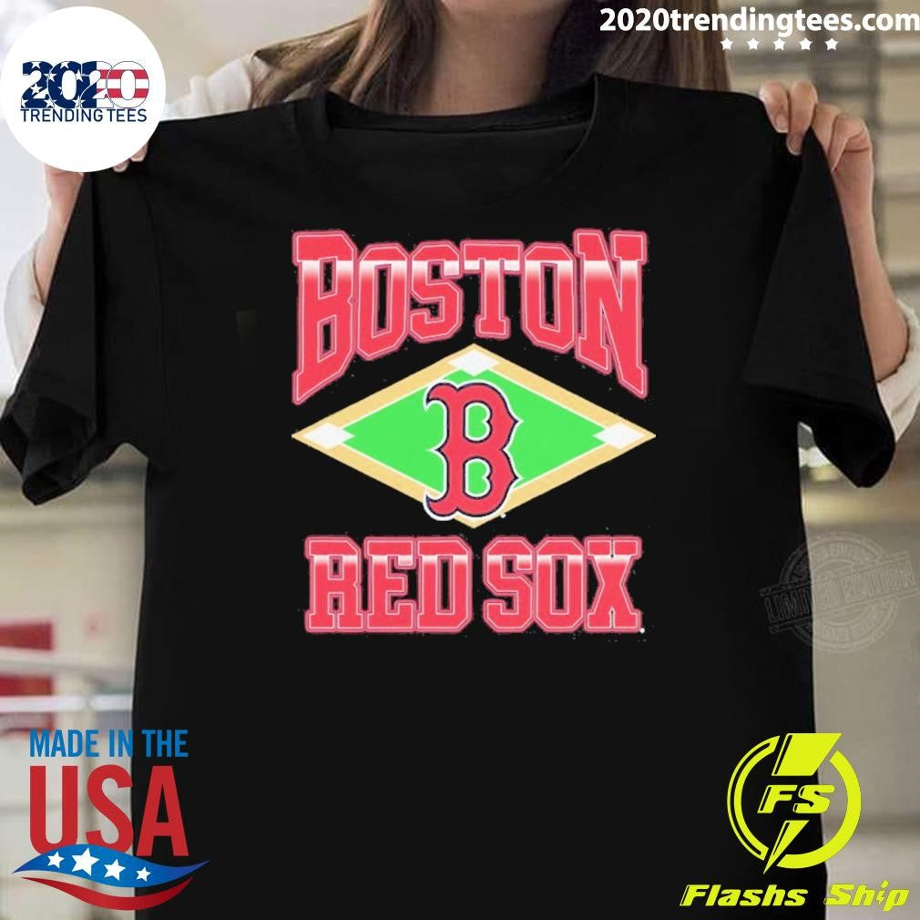 Boston Red Sox Baseball Field Diamond Shirt Unisex T-shirt, Sweatshirt, Hoodie, Long Sleeve Tee - T-Shirt, Sweatshirt, Hoodie