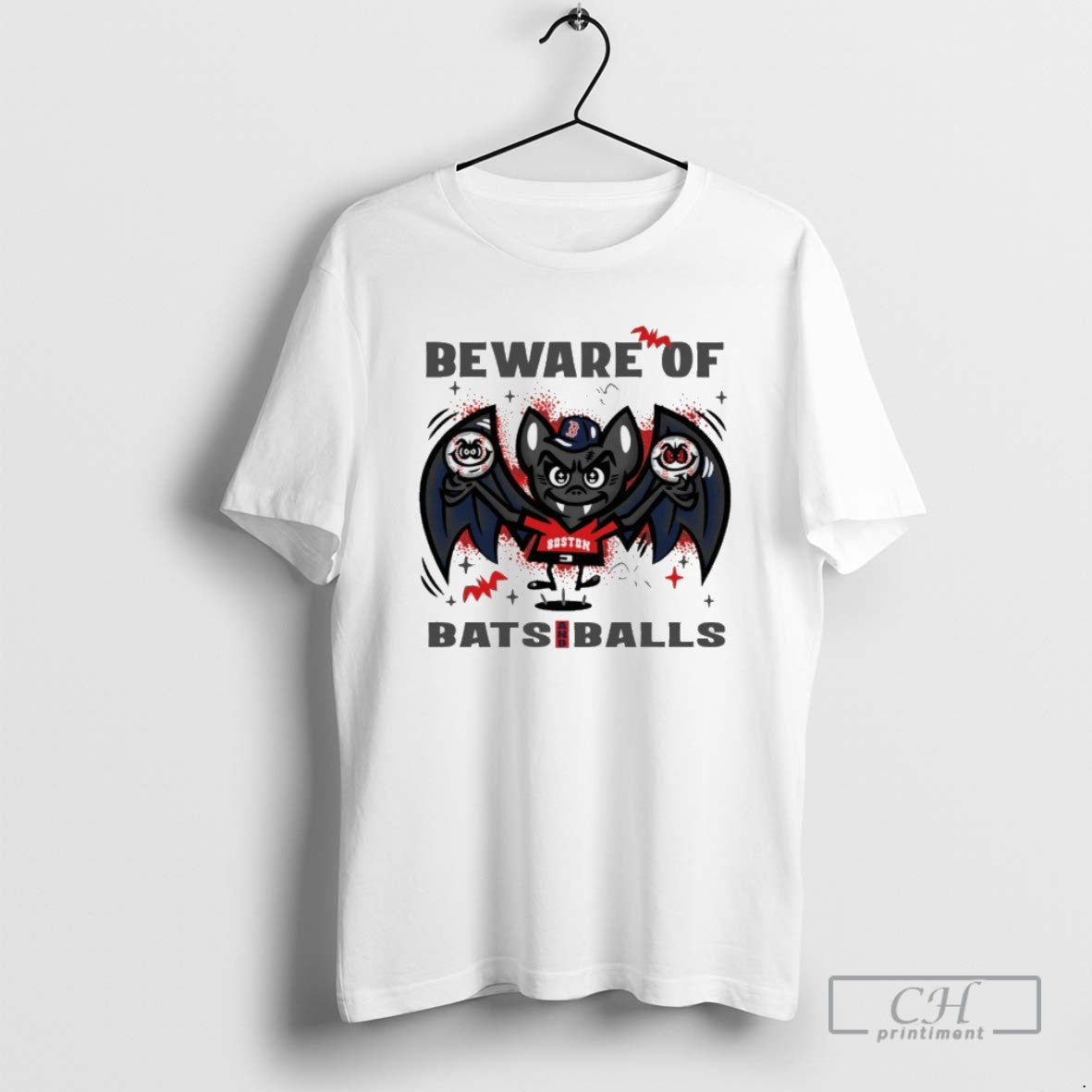 Boston Red Sox Beware Of Bats And Balls October Halloween T Shirts Unisex T-shirt, Sweatshirt, Hoodie, Long Sleeve Tee - T-Shirt, Sweatshirt, Hoodie