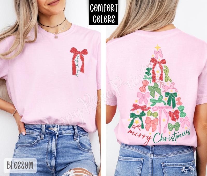 Bow Tree Shirt Comfort Colors T-Shirts, Hoodie, Sweatshirt - T-Shirt, Sweatshirt, Hoodie