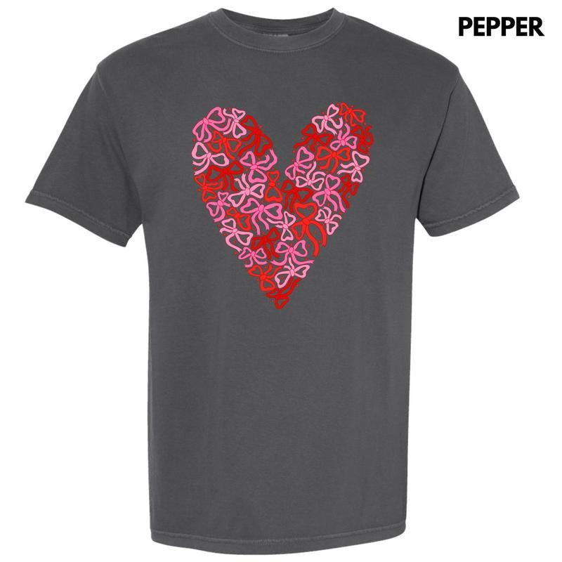 Bow Filled Heart Comfort Colors 'NLB' T-Shirts, Hoodie, Sweatshirt - T-Shirt, Sweatshirt, Hoodie