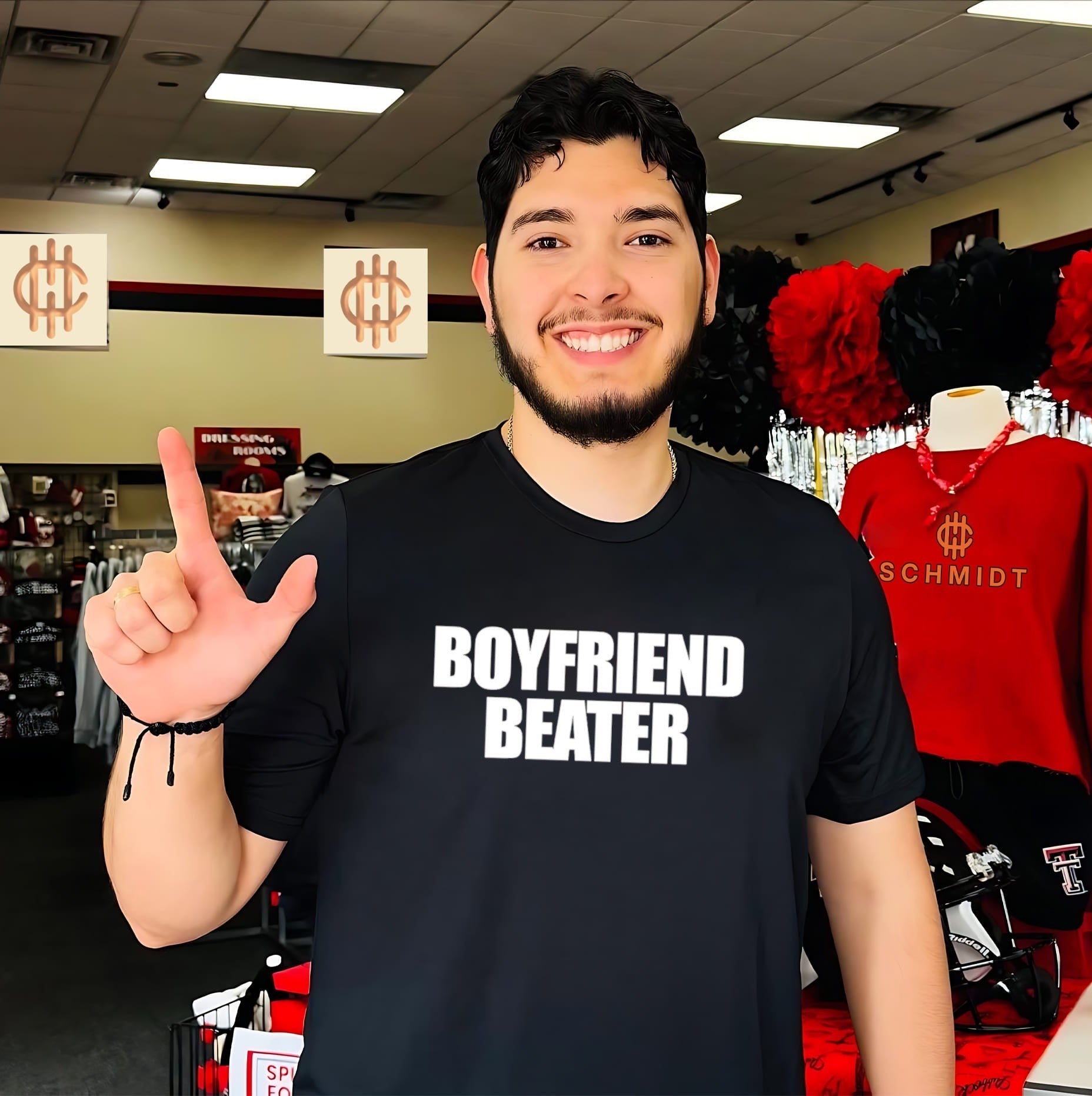 Boyfriend beater text shirt Unisex T-shirt, Sweatshirt, Hoodie, Long Sleeve Tee - T-Shirt, Sweatshirt, Hoodie