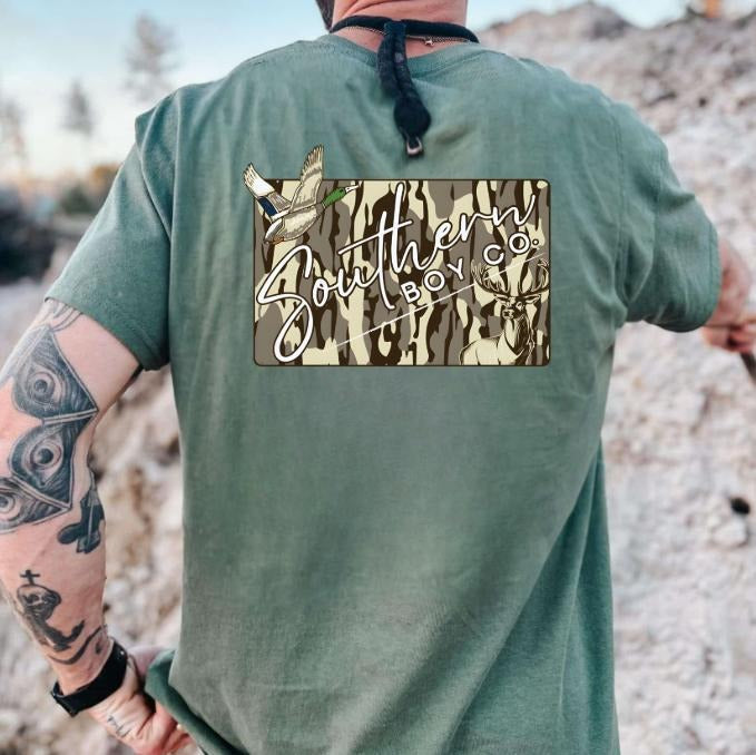 Camo Mallard Deer Hunting Shirt Outdoor Short Sleeve T-Shirts, Hoodie, Sweatshirt - T-Shirt, Sweatshirt, Hoodie
