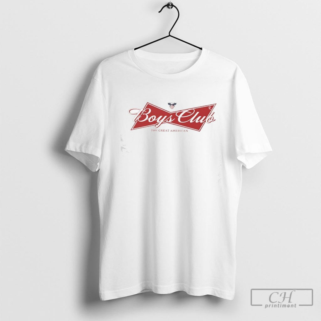 Boys Club The Great American Logo Parody Shirt Sweater Unisex T-shirt, Sweatshirt, Hoodie, Long Sleeve Tee - T-Shirt, Sweatshirt, Hoodie