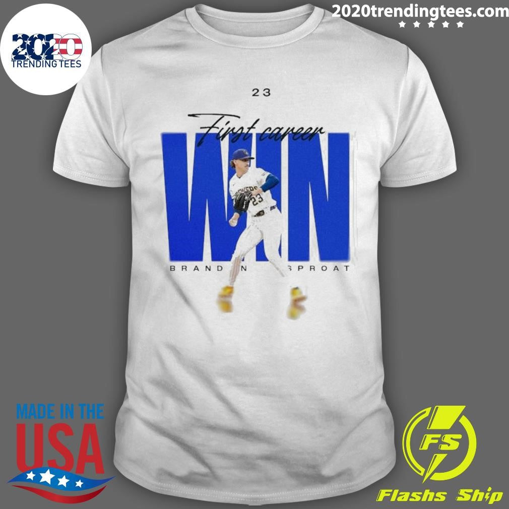 Brandon Sproat Brewers First Career Win Shirt Unisex T-shirt, Sweatshirt, Hoodie, Long Sleeve Tee - T-Shirt, Sweatshirt, Hoodie