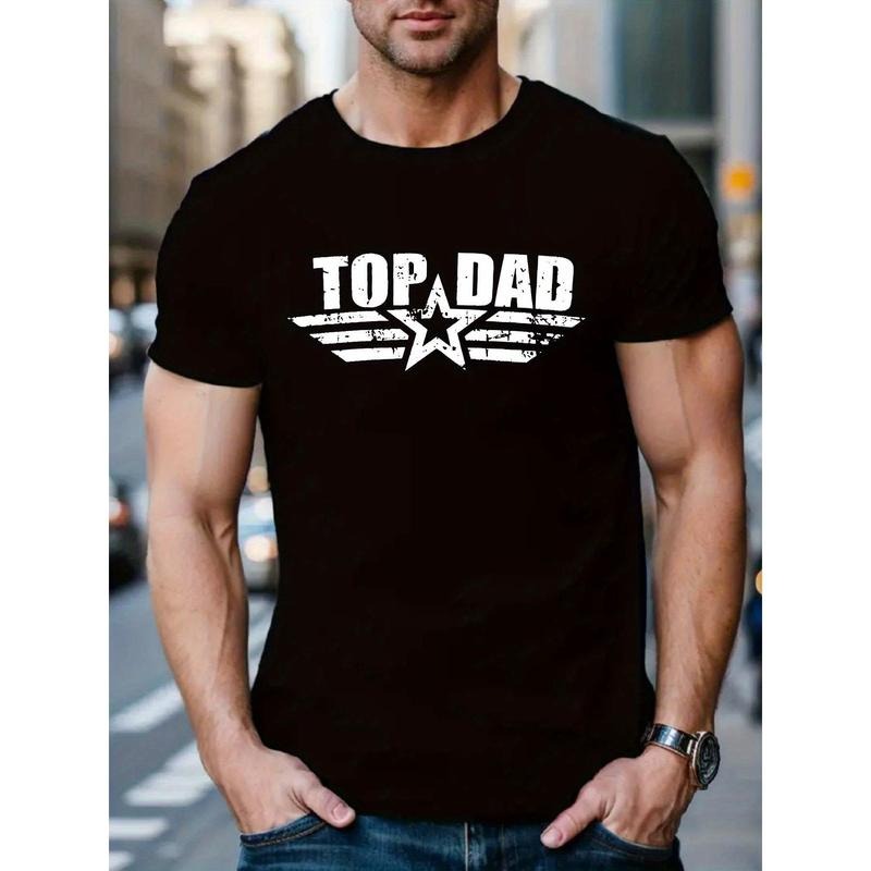 Breathable Regular Fit TOP DAD Comfortable Chic Round Neck Workout & Daily Commute Best Summer Choice Star Lines Print Made USA T-Shirts, Hoodie, Sweatshirt - T-Shirt, Sweatshirt, Hoodie