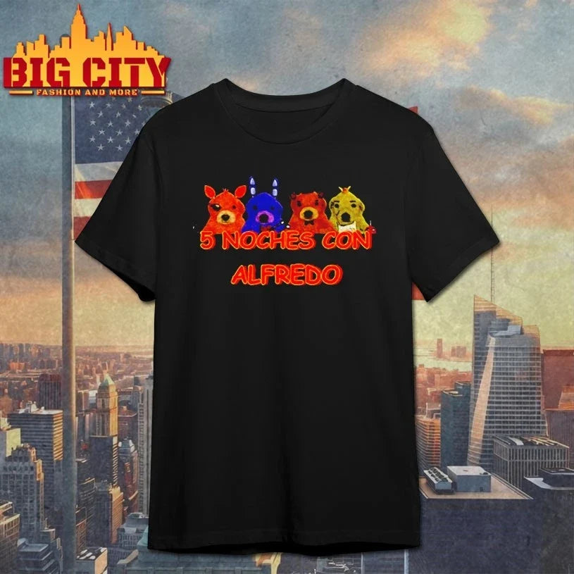 Brenda Necochea 5 Noches Con Alfredo shirt Unisex T-shirt, Sweatshirt, Hoodie, Long Sleeve Tee - T-Shirt, Sweatshirt, Hoodie