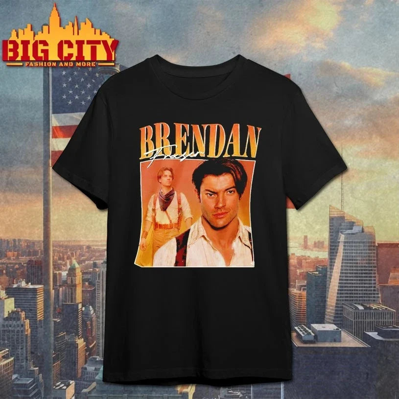 Brendan Fraser Actor Retro 90S Poster shirt Unisex T-shirt, Sweatshirt, Hoodie, Long Sleeve Tee - T-Shirt, Sweatshirt, Hoodie
