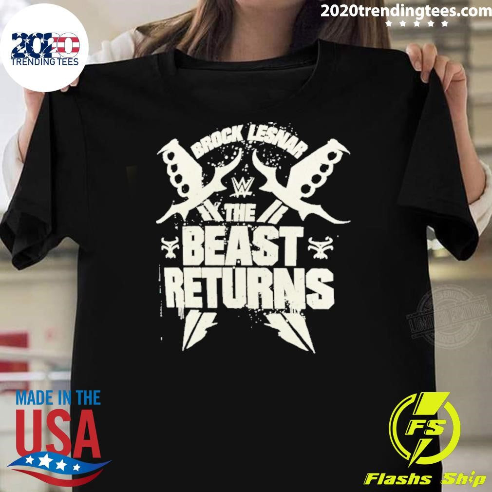 Brock Lesnar of the Beast Returns Shirt Unisex T-shirt, Sweatshirt, Hoodie, Long Sleeve Tee - T-Shirt, Sweatshirt, Hoodie