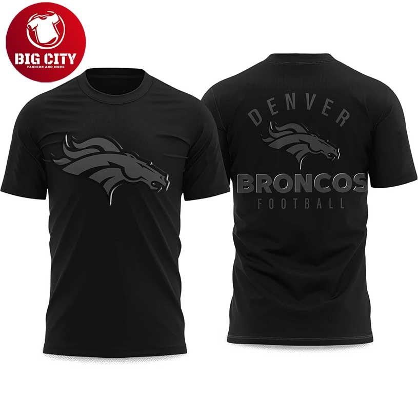 Broncos Back In Black 2025 Two Sided Shirt Unisex T-shirt, Sweatshirt, Hoodie, Long Sleeve Tee - T-Shirt, Sweatshirt, Hoodie