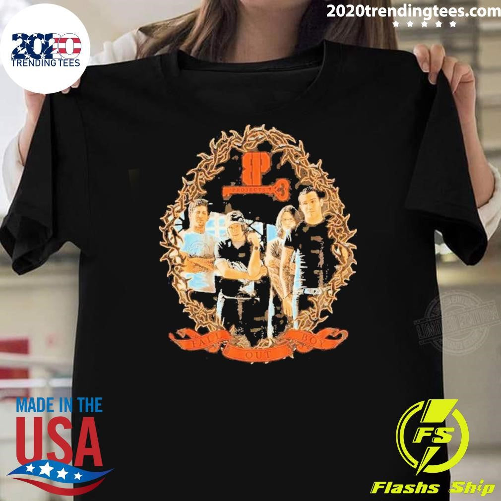 Brooklyn Projects X Fall Out Boy Band Photo Graphic Shirt Unisex T-shirt, Sweatshirt, Hoodie, Long Sleeve Tee - T-Shirt, Sweatshirt, Hoodie