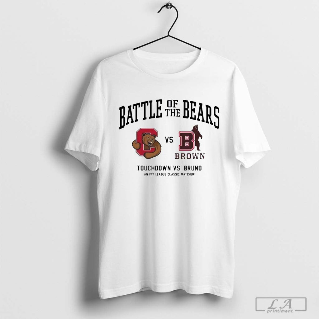 Brown Vs Cornell 2024 Battle Of The Bears An Ivy League Classic Matchup Unisex T-shirt, Sweatshirt, Hoodie, Long Sleeve Tee - T-Shirt, Sweatshirt, Hoodie