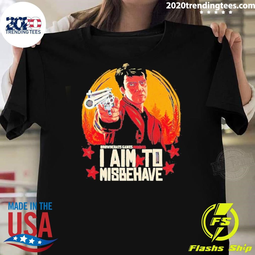 Browncoats Games I Aim To Misbehave Shirt Unisex T-shirt, Sweatshirt, Hoodie, Long Sleeve Tee - T-Shirt, Sweatshirt, Hoodie